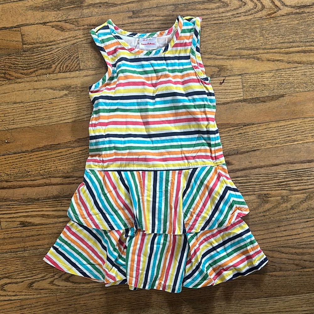 Hanna Anderson Colorful Striped Sleeveless Dress